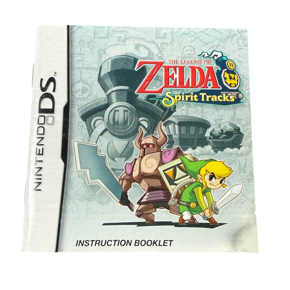Nintendo Zelda Spirit Tracks Instruction Manual DS Replacement Booklet